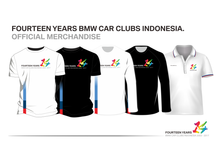 PREORDER OFFICIAL MERCHANDISE 14th YEARS BMWCCI