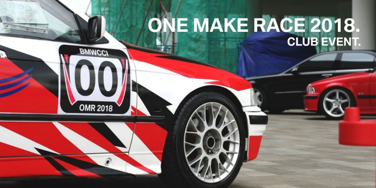 LAUNCHING BMWCCI ONE MAKE RACE 2018.